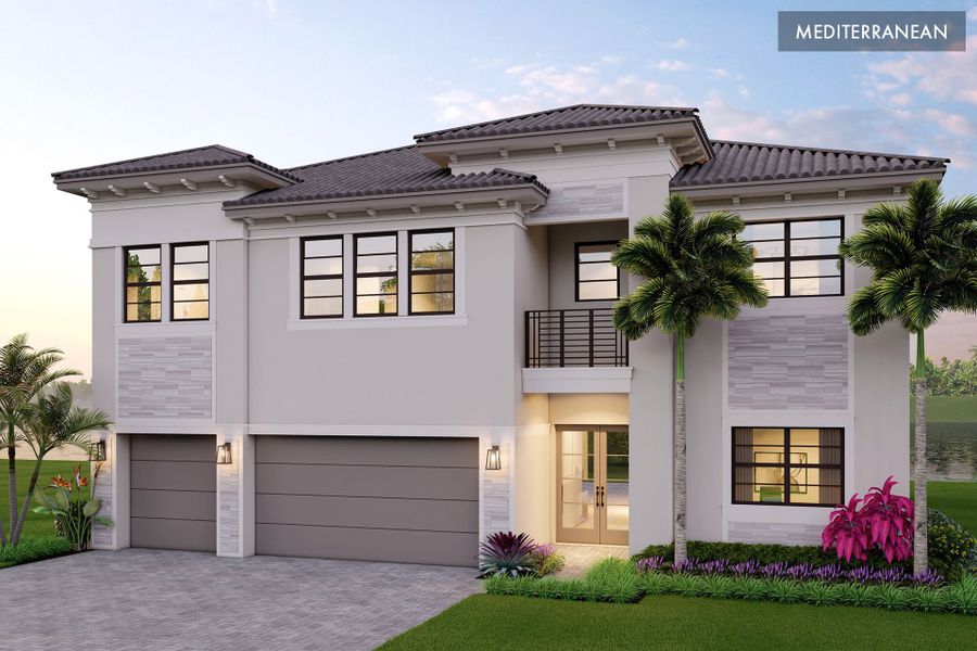 Representative exterior photo of a completed home built from the Meridian by GL Homes in Apex at Avenir, Palm Beach Gardens, FL (Image 13). Representative exterior photo of a completed home built from the Meridian by GL Homes in Apex at Avenir, Palm Beach Gardens, FL (Image 13).