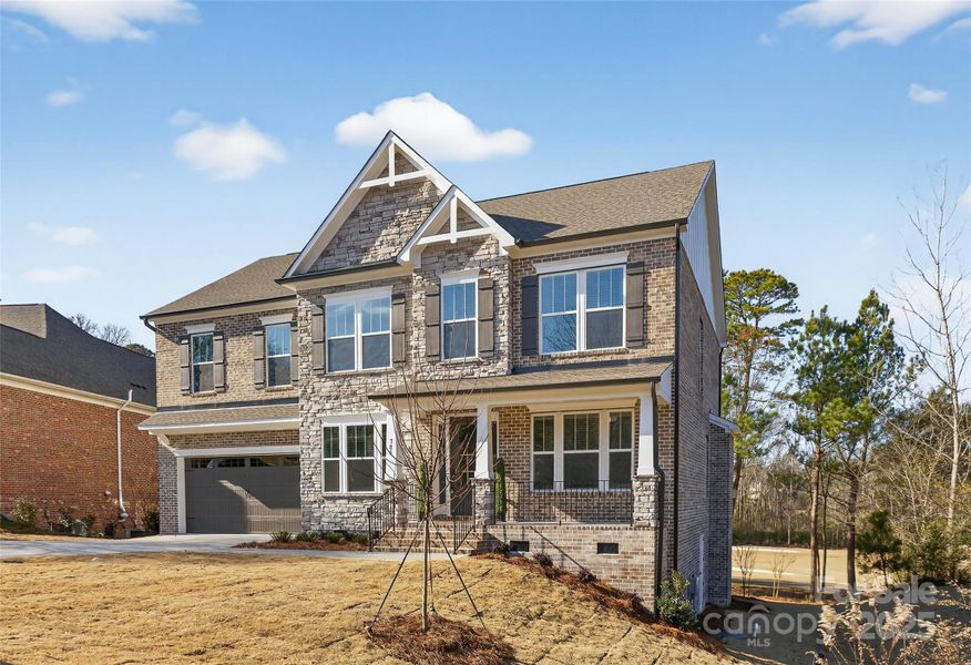 Front exterior of a new home in , Rock Hill, SC, highlighting curb appeal (Image 26).