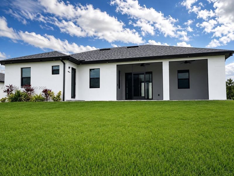 Exterior details and patio area of a home in , Cape Coral (Image 3). Exterior details and patio area of a home in , Cape Coral (Image 3).