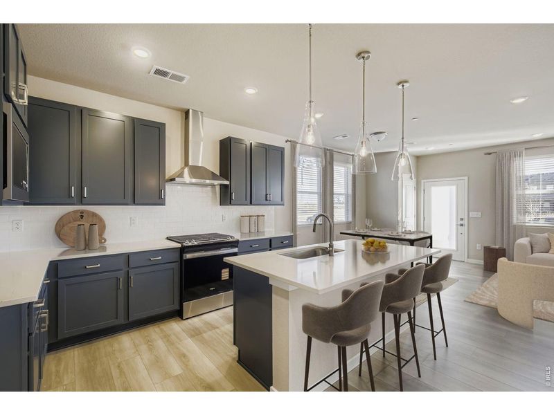 Furnished interior view inside a new home in , Fort Collins (Image 3).