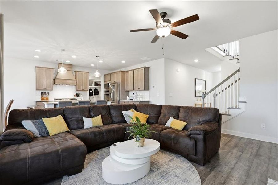 Furnished interior view inside a new home in Calgary Downs, Winder (Image 18). Furnished interior view inside a new home in Calgary Downs, Winder (Image 18).