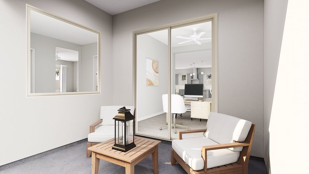 Representative furnished interior of a home built from the Spring Plan 50-2 by Tri Pointe Homes in Abel Ranch, Goodyear (Image 17).