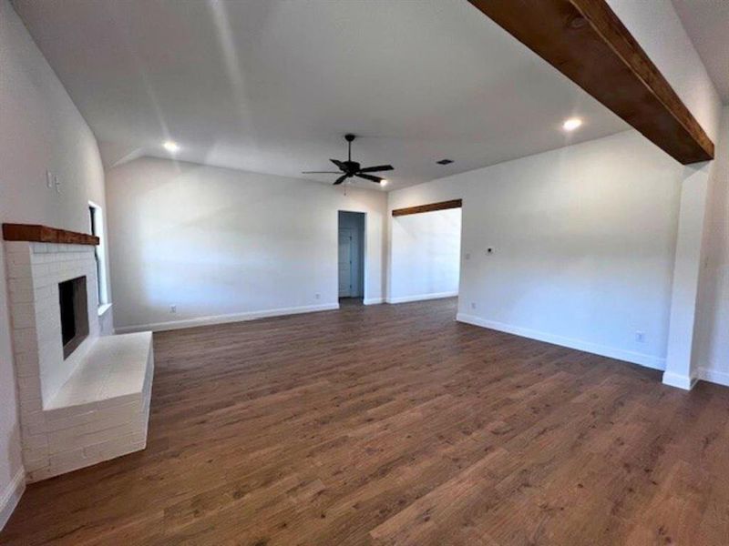 Furnished interior in a model home at Stonehenge Additional II in Sanger (Image 7). Furnished interior in a model home at Stonehenge Additional II in Sanger (Image 7).