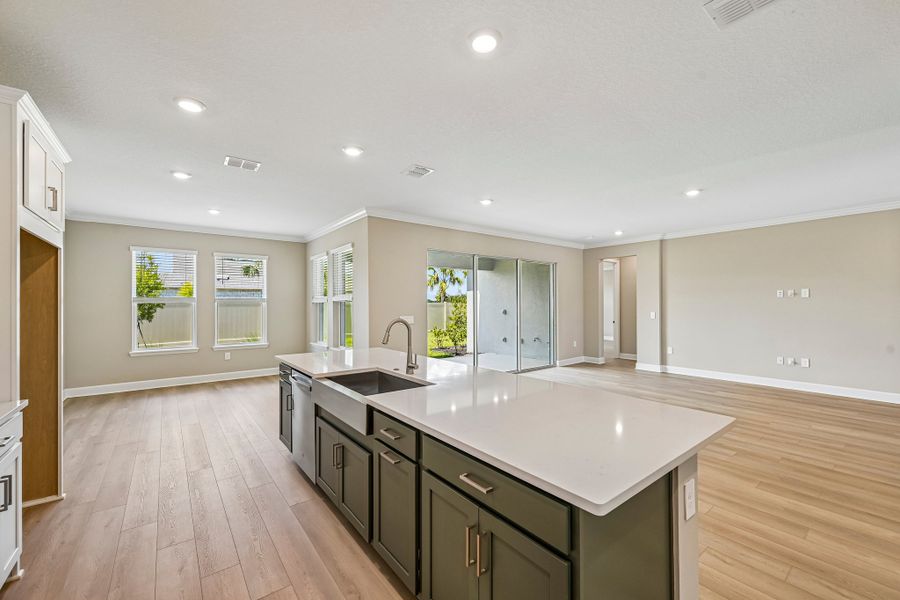 Furnished interior view inside a new home in Firethorn, Parrish (Image 7).
