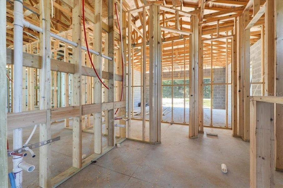 In-progress construction of a new home in , Avon Park, FL (Image 15).