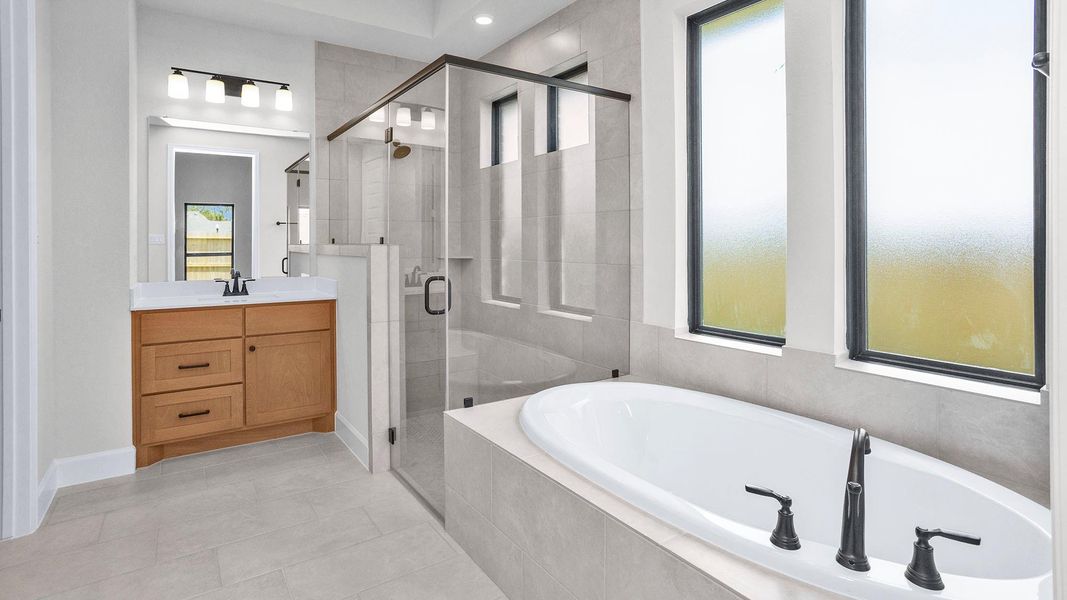 Furnished interior view inside a new home in Riceland, Mont Belvieu (Image 8).