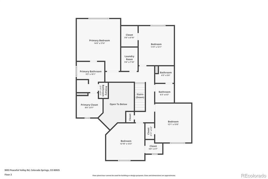 Upper level dimensions