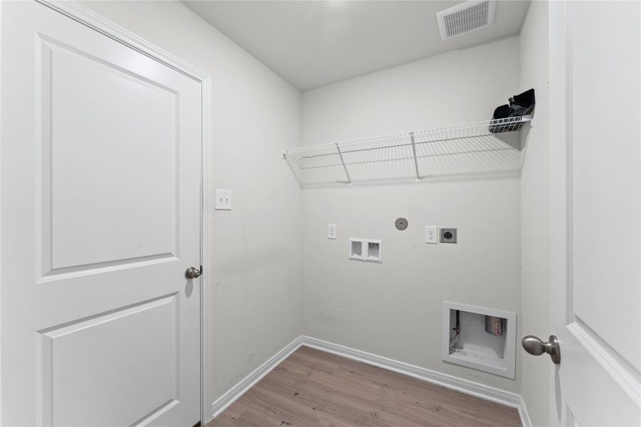 In home laundry off the main area with access to the garage In home laundry off the main area with access to the garage