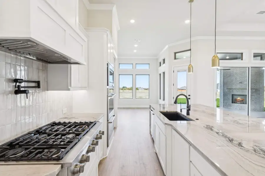 Furnished interior view inside a new home in Lakeway Estates, Waxahachie (Image 6). Furnished interior view inside a new home in Lakeway Estates, Waxahachie (Image 6).