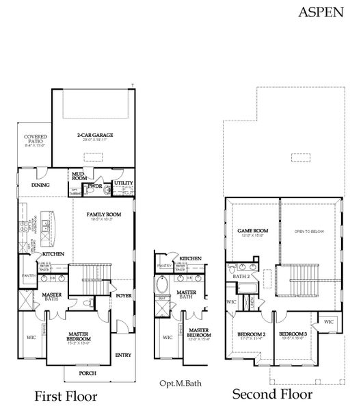 2D floor plan layout of this home in Walton Ridge, Corinth, TX (Image 5). 2D floor plan layout of this home in Walton Ridge, Corinth, TX (Image 5).