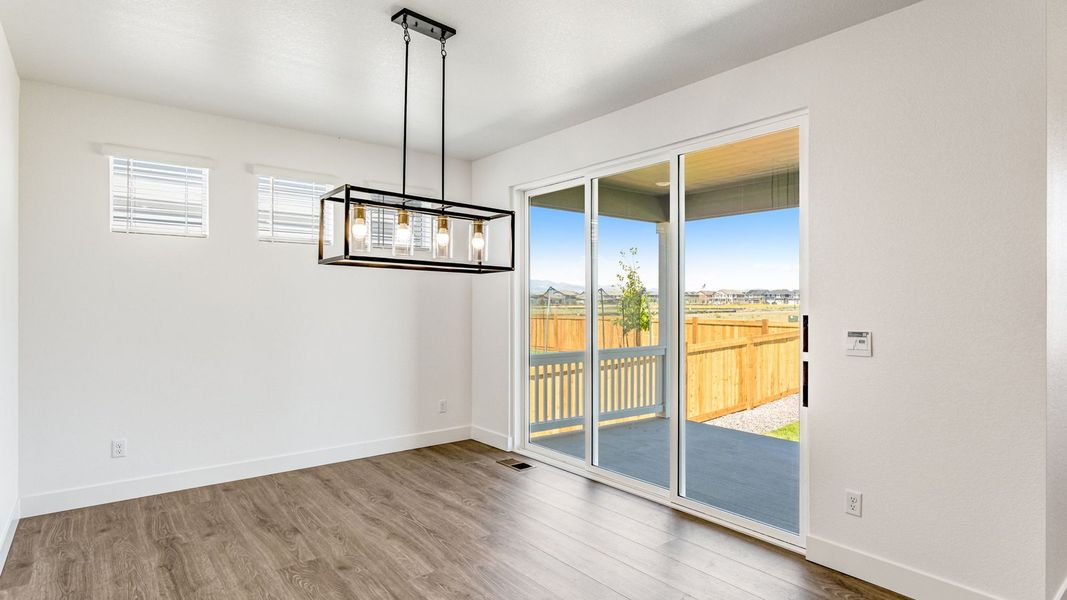 Representative unfurnished interior of a home built from the Grover by D.R. Horton in Vantage, Berthoud (Image 13).