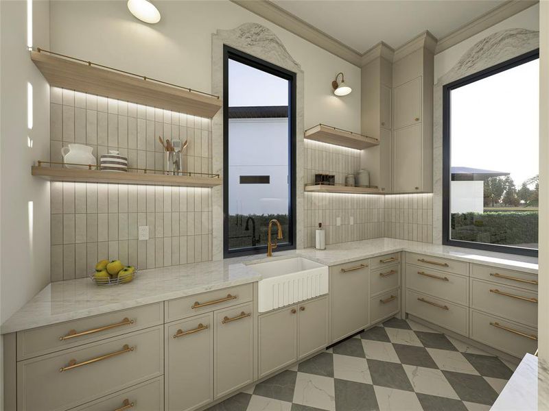 Furnished interior view inside a new home in , Heath (Image 28).