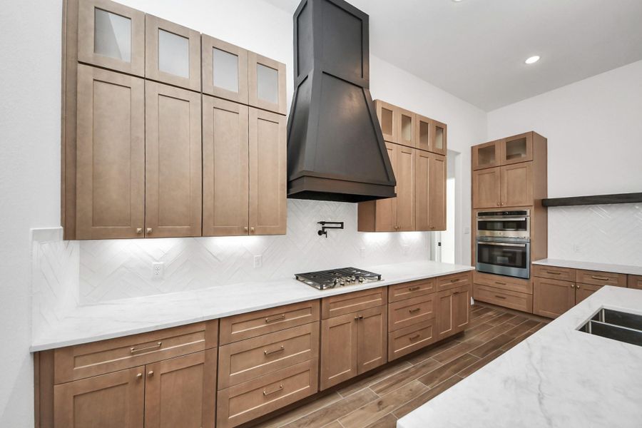 Spacious kitchen with ample cabinetry