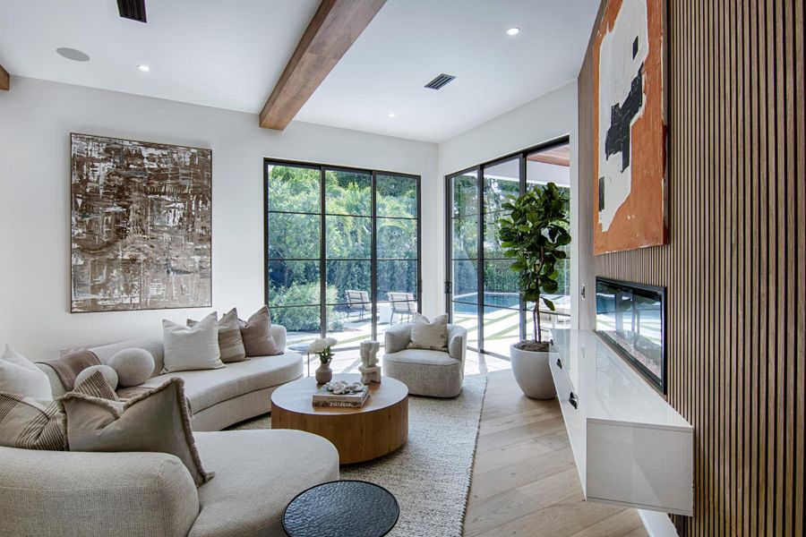 Furnished interior view inside a new home in , Wellington (Image 55).