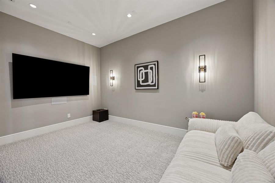 Furnished interior view inside a new home in Avadene at Las Colinas, Irving (Image 15).