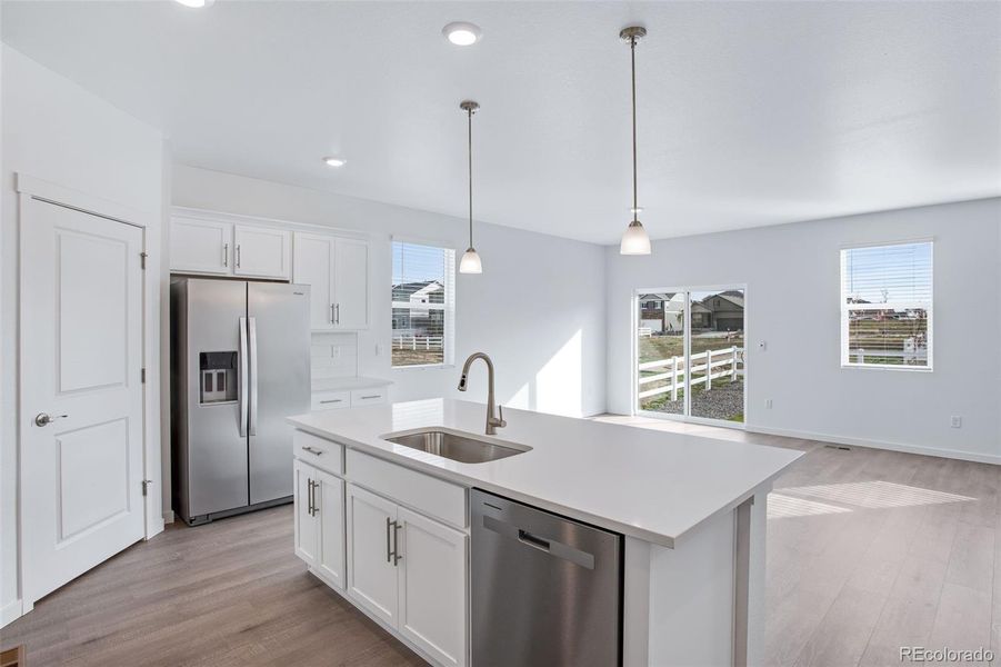 Furnished interior view inside a new home in Ridge at Johnstown, Johnstown (Image 4).