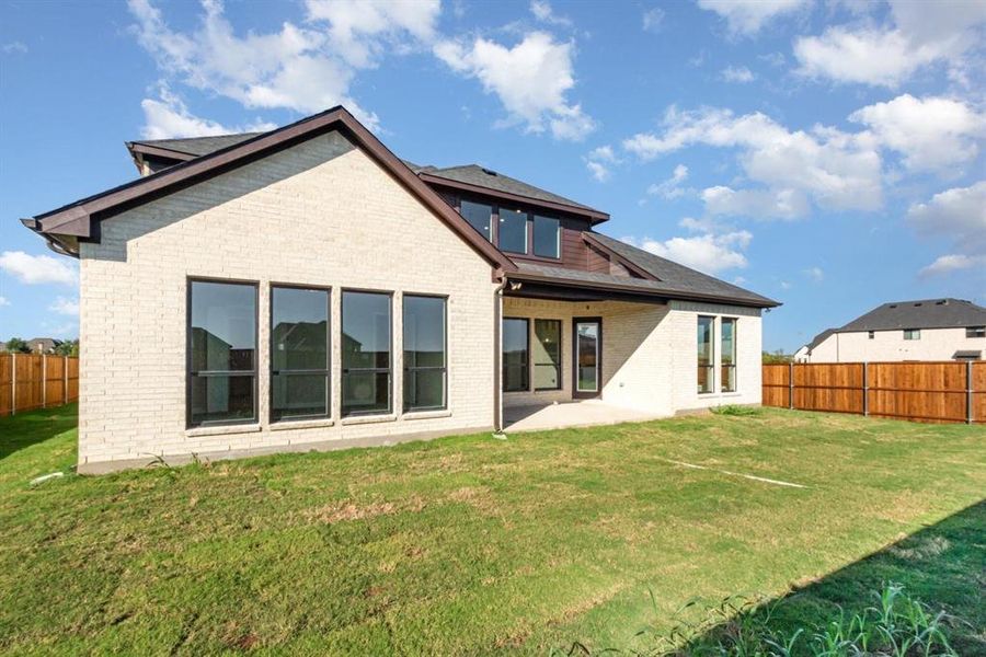 Exterior details and patio area of a home in , Prosper (Image 22). Exterior details and patio area of a home in , Prosper (Image 22).
