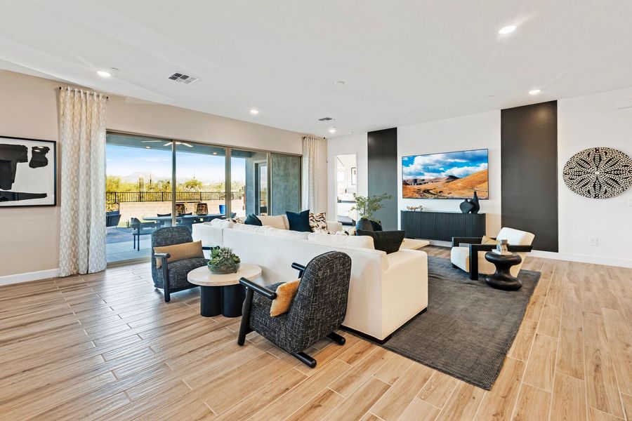 Representative furnished interior of a home built from the Crimson by Mattamy Homes in Tavira at Twin Peaks, Oro Valley (Image 6).
