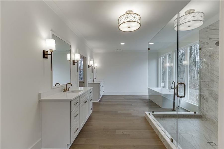 Furnished interior view inside a new home in , Pendergrass (Image 26).
