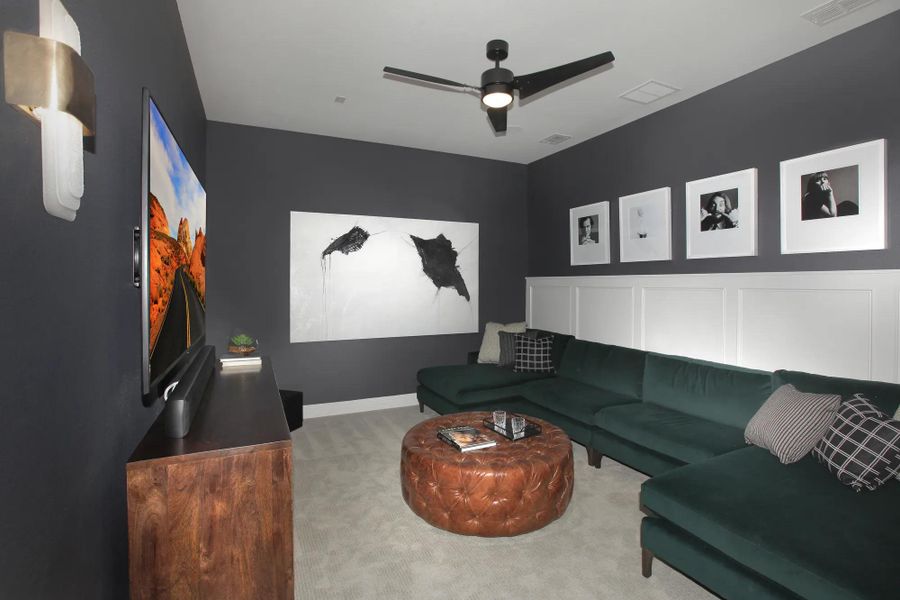 The Brynlee II Media Room