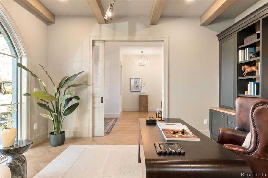 Furnished interior view inside a new home in , Denver (Image 13).