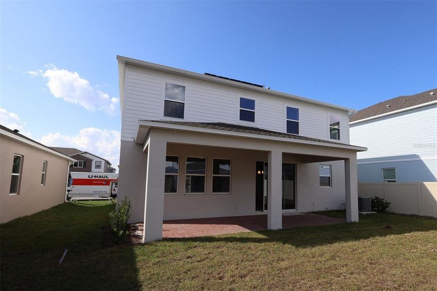 Exterior details and patio area of a home in Eden at Crossprairie, St. Cloud (Image 19).