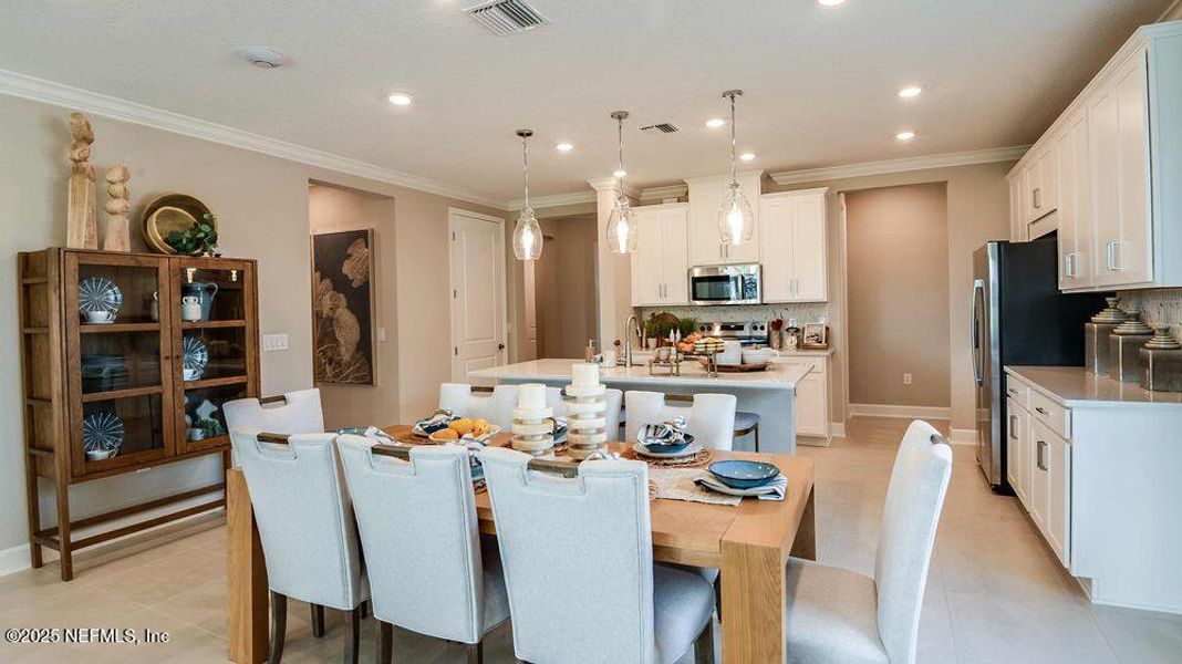 Furnished interior view inside a new home in Colbert Landings, Palm Coast (Image 11).