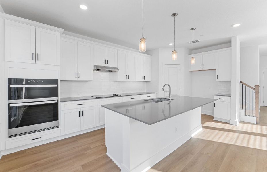Furnished interior view inside a new home in Northpoint at Old Settlers, Round Rock (Image 8).