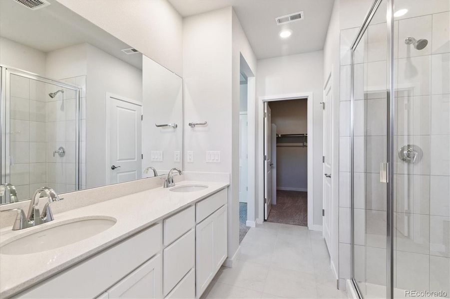 Furnished interior view inside a new home in Paired Homes at Alder Creek, Parker (Image 13).