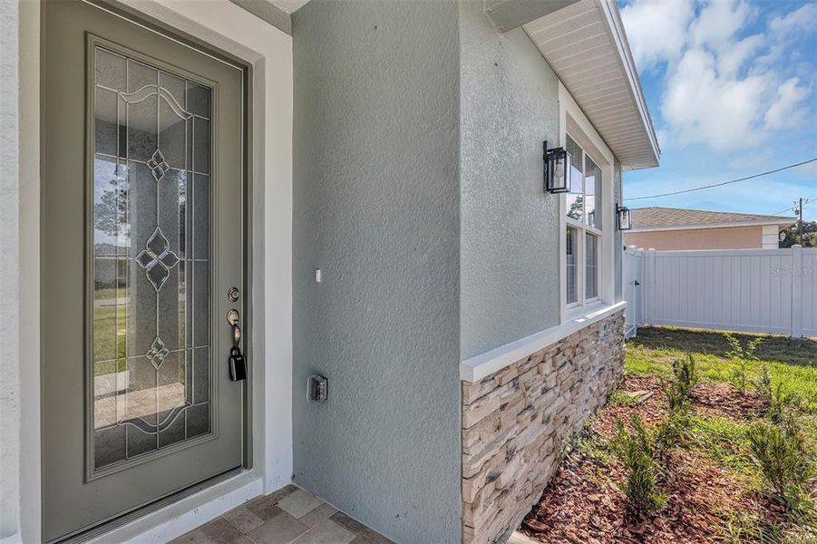 Exterior details and patio area of a home in , Summerfield (Image 23).