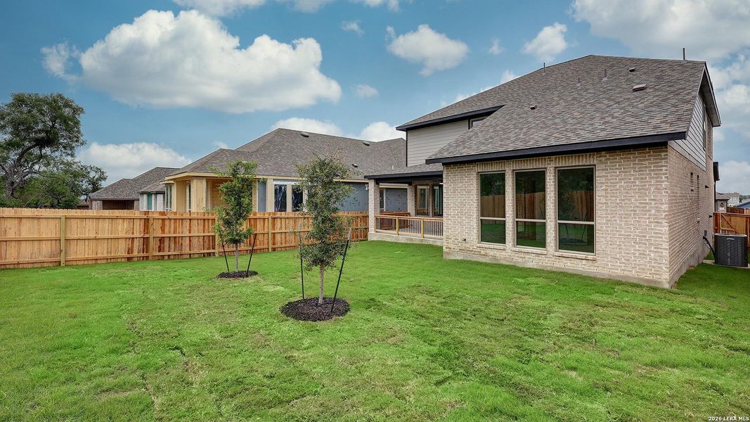Exterior details and patio area of a home in VIDA, San Antonio (Image 3).