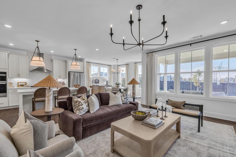 Representative furnished interior of a home built from the Lilac by Empire Homes in Chastain, Ooltewah (Image 11).
