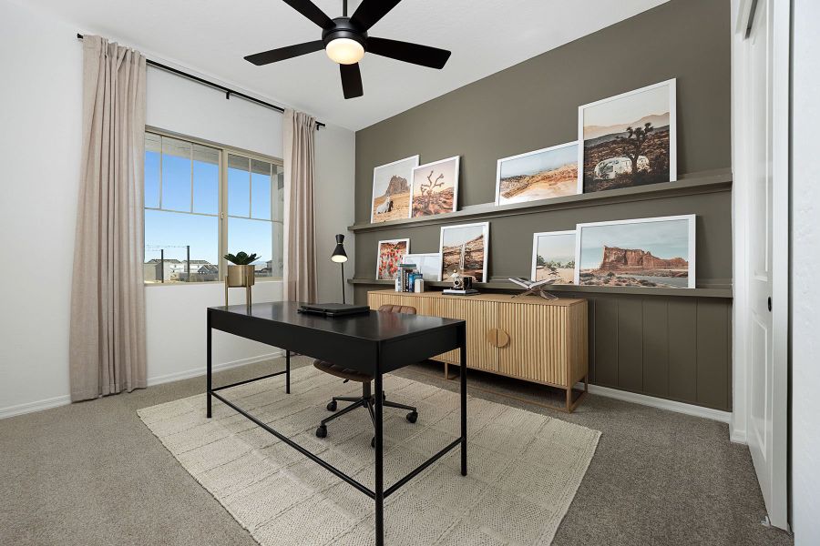 Representative furnished interior of a home built from the Copper by Mattamy Homes in Tyler Ranch, Buckeye (Image 15).