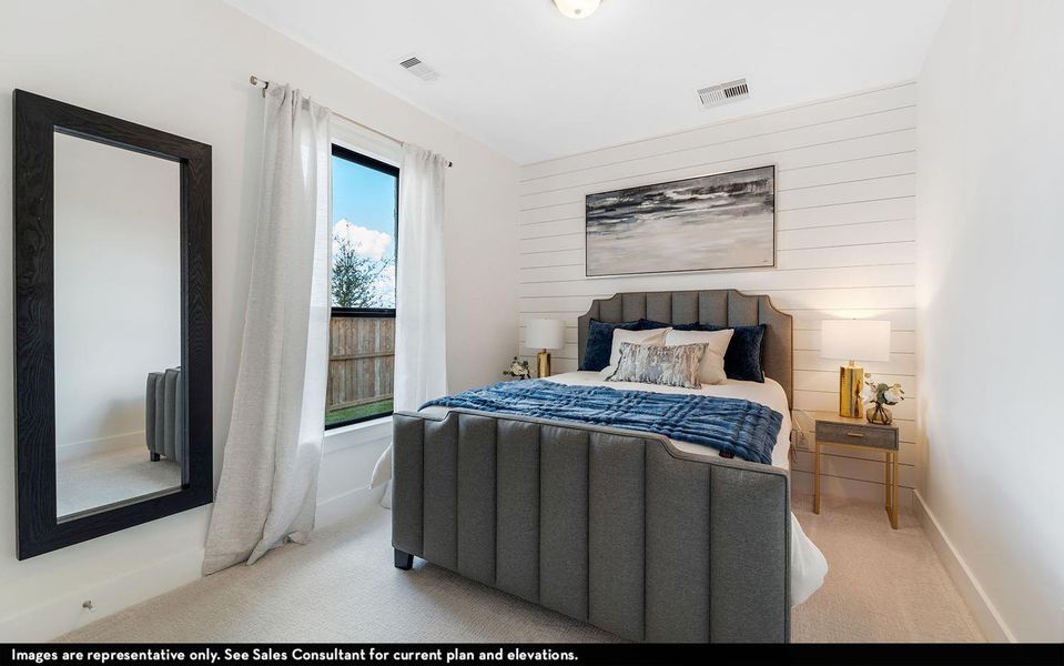 Furnished interior view inside a new home in Sunfield, Buda (Image 25).