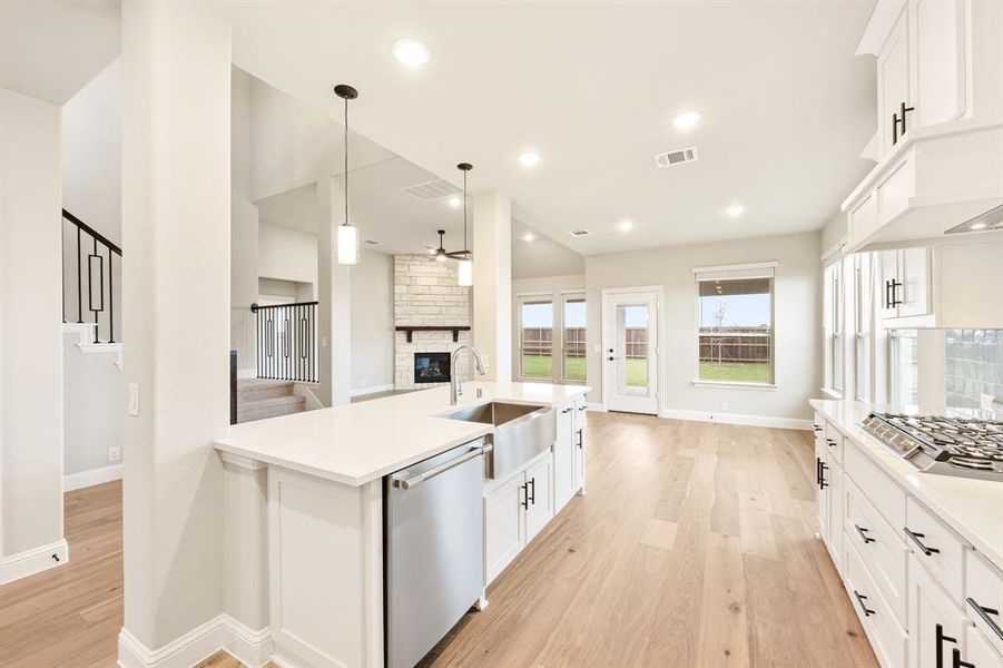 Furnished interior view inside a new home in Meraki, Forney (Image 8).