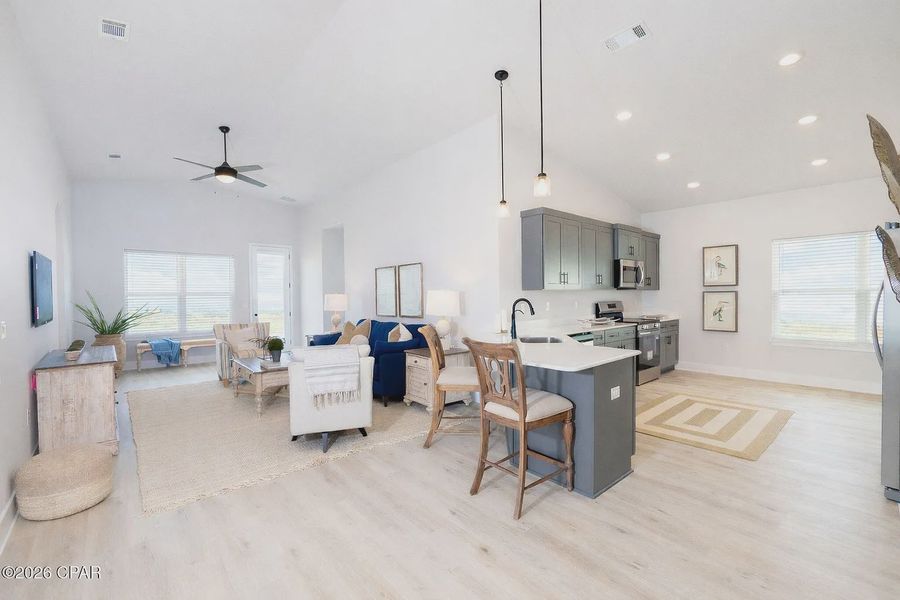 Furnished interior view inside a new home in Parkbrook, Panama City (Image 5).
