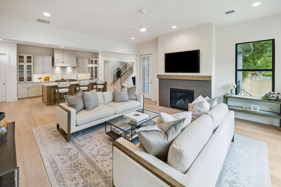 Furnished interior view inside a new home in , Houston (Image 10). Furnished interior view inside a new home in , Houston (Image 10).
