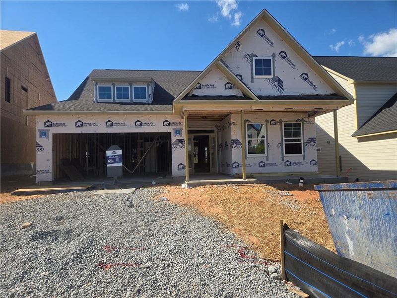 In-progress construction of a new home in Twin Lakes, Hoschton, GA (Image 38).