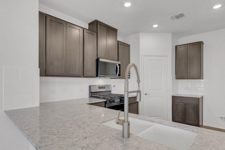 Furnished interior view inside a new home in Salerno - Heritage Collection, Round Rock (Image 12).