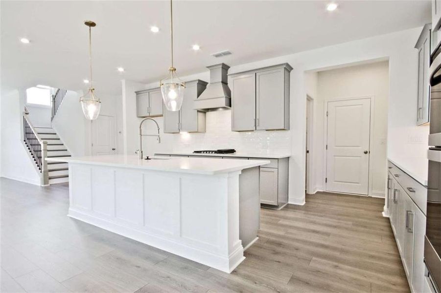 Furnished interior view inside a new home in The Paddocks at Doc Hughes, Buford (Image 6).