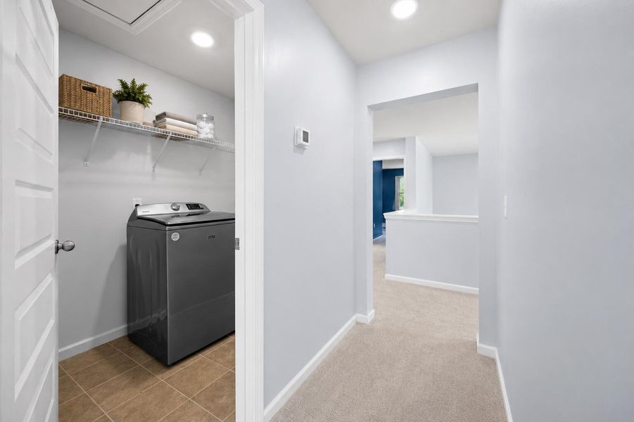 Furnished interior view inside a new home in Sweetgrass at Summers Corner, Summerville (Image 17).