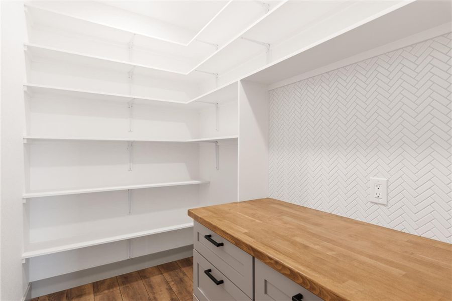 View of storage area