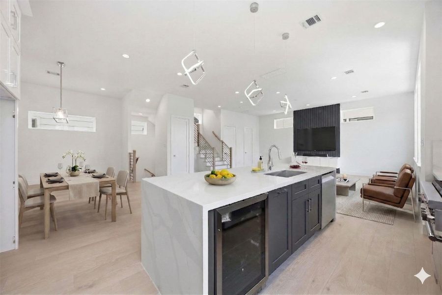 Furnished interior view inside a new home in , Houston (Image 5).