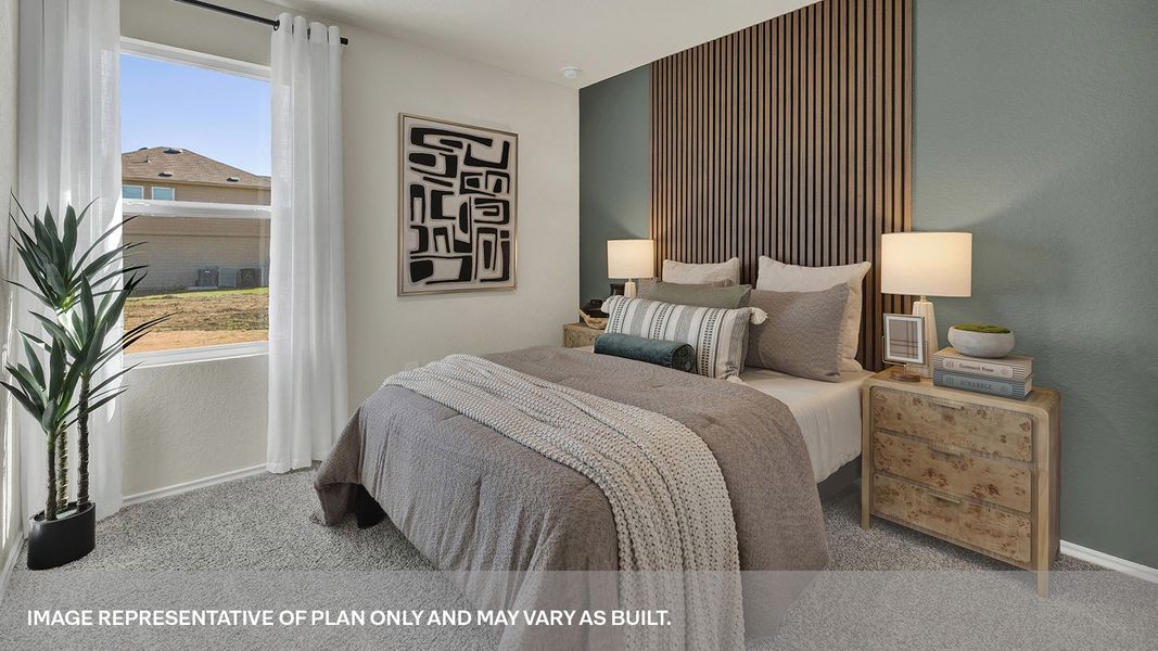 Furnished interior view inside a new home in Spring Valley, New Braunfels (Image 10).