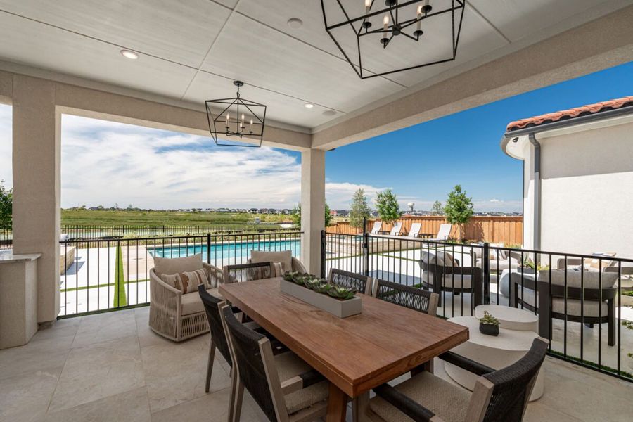 Image 41 representing the Montecito by Landon Homes in Fields - Brookside North, Frisco, TX. Image 41 representing the Montecito by Landon Homes in Fields - Brookside North, Frisco, TX.