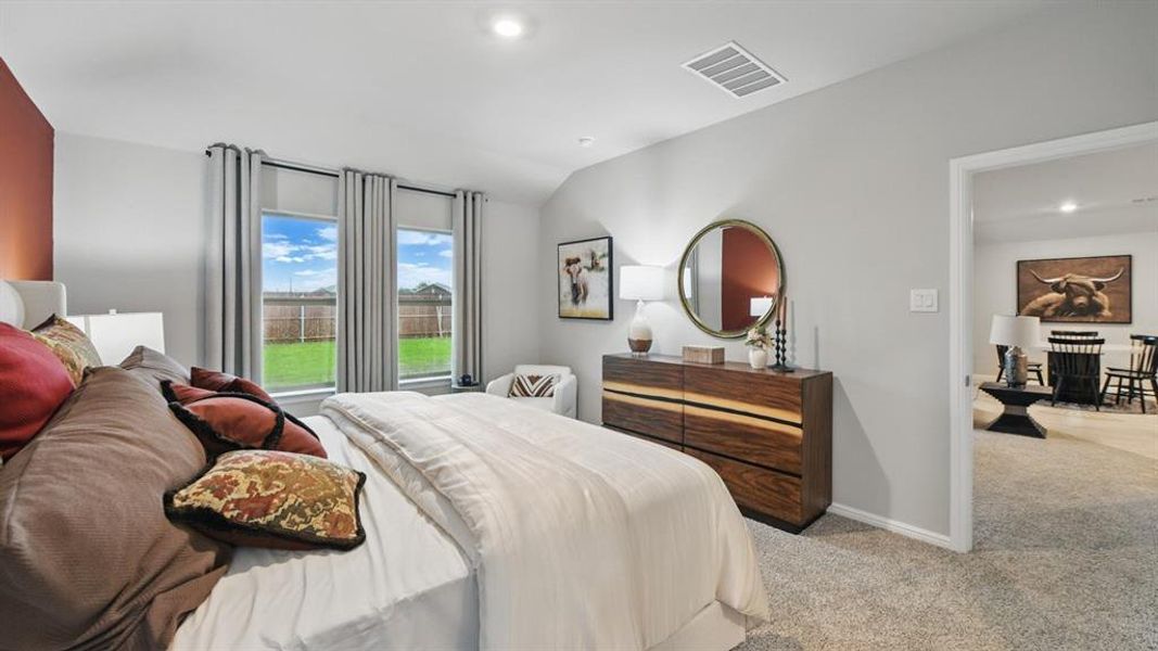 Furnished interior view inside a new home in Lonestar at Liberty Trails, Fort Worth (Image 25).