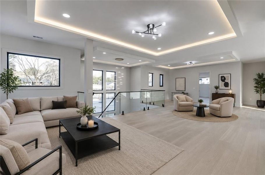 Furnished interior view inside a new home in , Buford (Image 46).