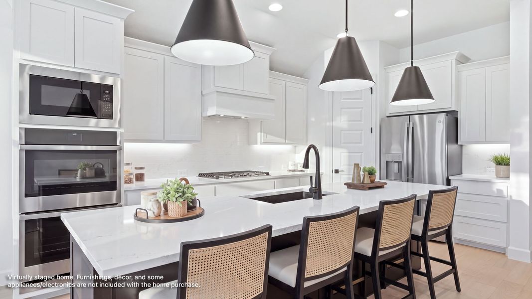 Furnished interior view inside a new home in Talon Hills, Fort Worth (Image 5).