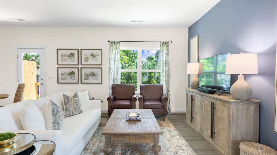 Furnished interior view inside a new home in Owensby Farms Townhomes, Dayton (Image 10).