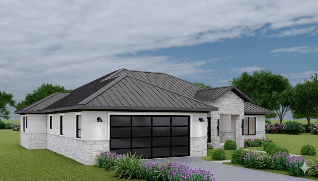 Front exterior of a new home in , Horseshoe Bay, TX, highlighting curb appeal (Image 7). Front exterior of a new home in , Horseshoe Bay, TX, highlighting curb appeal (Image 7).